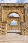 Cordoba, Andalusia, Spain. Ruins at Medina Azahara, a Moorish fortified palace outside of Cordoba. Art Print